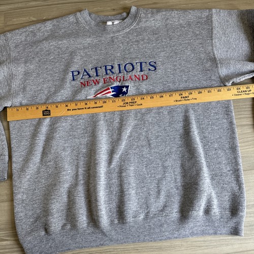 Vintage Jostens England Patriots Sweatshirt Sz XL Crewneck Embroidered Made USA - Picture 7 of 12