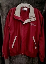Vintage 90s Champion Windbreaker Jacket Alma College Scots Hood Large Y2K Era