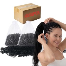 6000pcs small black rubber bands for hair soft little mini hair rubber bands ...