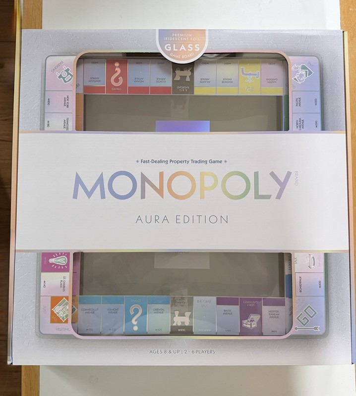 W.S. Game Company Board Game Monopoly Aura Edition Sealed
