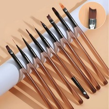 9Pcs Artist Paint Brushes Set Art Acrylic Oil Watercolour Painting Craft Model