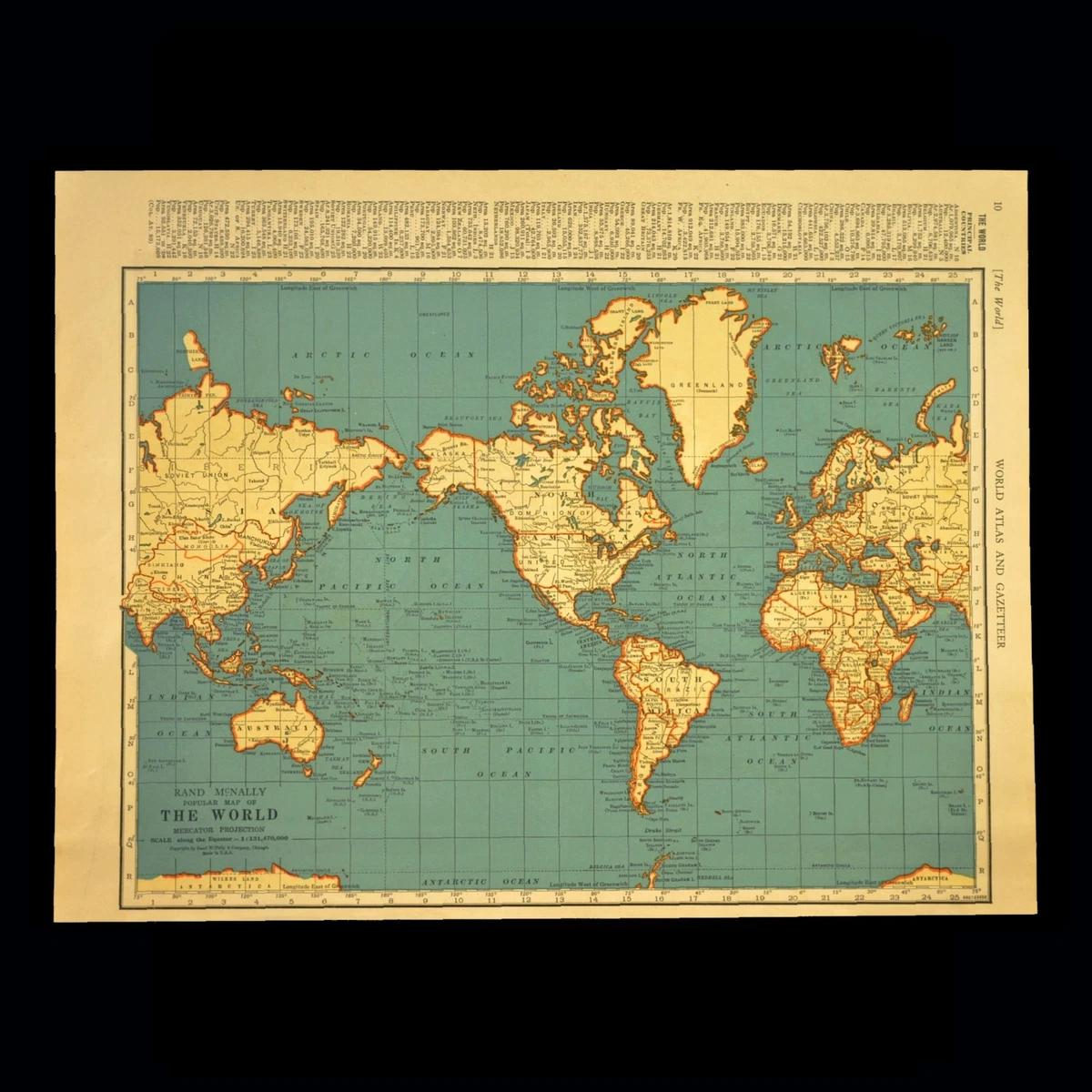 Vintage Original Antique World Maps & Atlases for sale | eBay