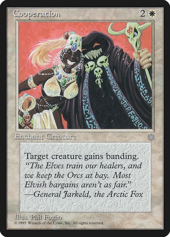 Cooperation Common Ice Age Magic: The Gathering Lightly Played
