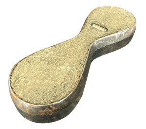 Teardrop Key Fob with 1/2" Slot Clicker Die - Leather Tool - Steel Heavy Duty