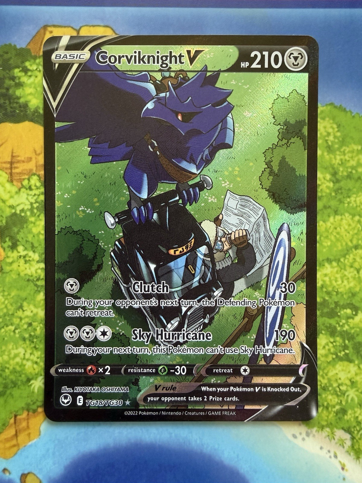Pokemon Corviknight V Silver Tempest Trainer Gallery TG18/TG30 Near Mint