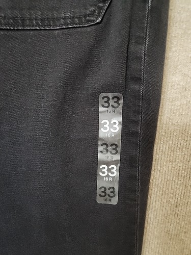 Gap High Rise 70's Flare Jeans Womens 33 16 Black Patch Pockets Stretch NEW - Picture 6 of 11