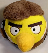 2009 Angry Birds Star Wars 8" Hans Solo Gold/Brown Plush