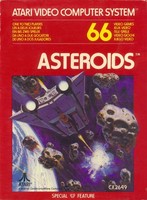Atari 2600 - Asteroids #Blacklabel Modul Starke Gebrauchsspuren