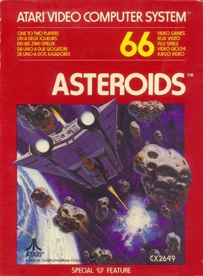 Atari 2600 - Asteroids #Blacklabel Modul starke Gebrauchsspuren