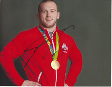KYLE SNYDER Signed 8 x 10 Photo USA Wrestling Olympics Gold Medal FREE SHIPPING
