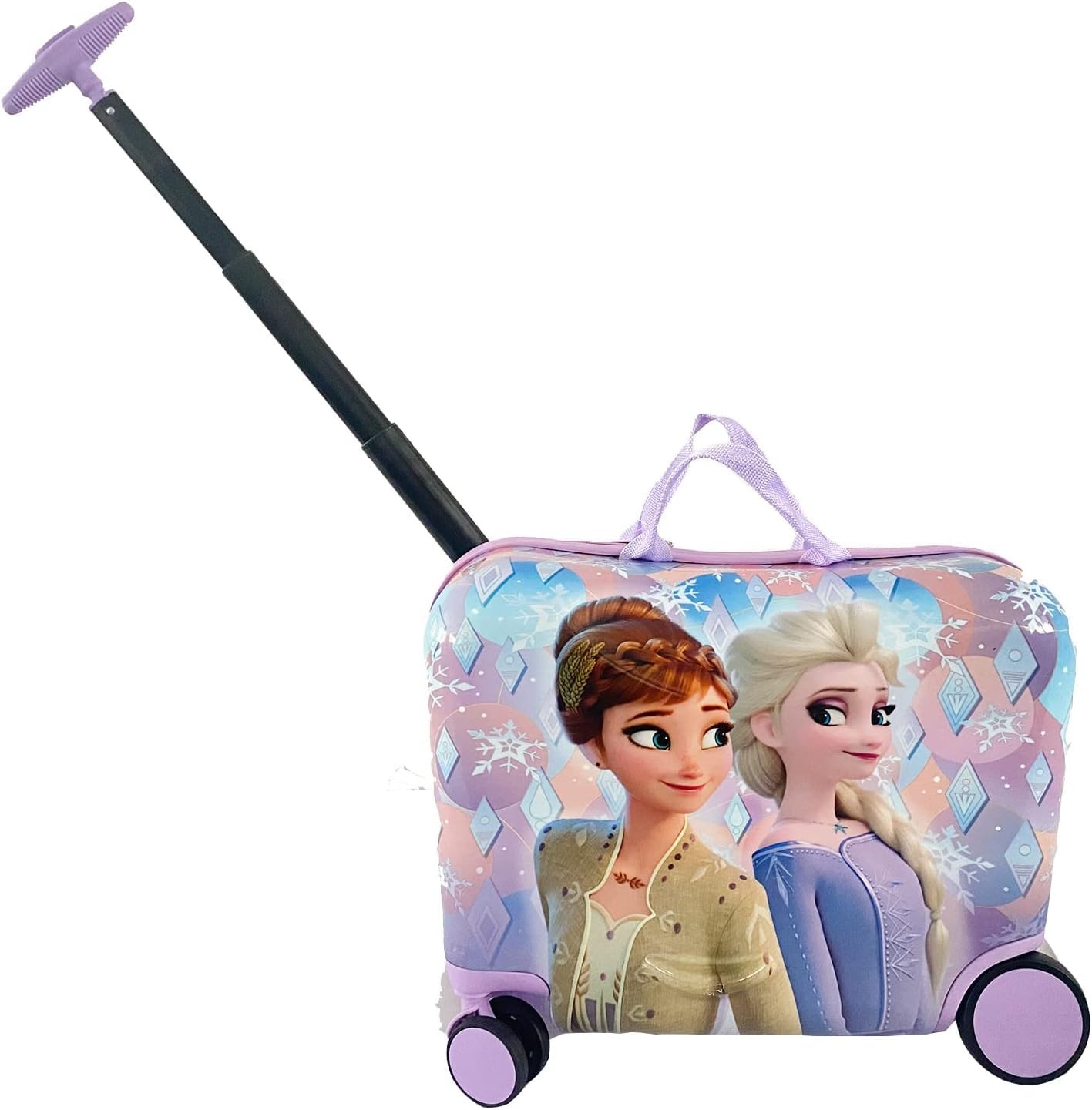 Disney Frozen Ride on Suitcase for Kids, 18'' Suitcase with 