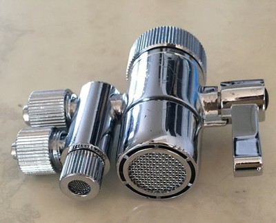 two way Faucet Diverter Valve for 3/8'' in & 2.5/8'' out FOR eSpring Amway SHIP