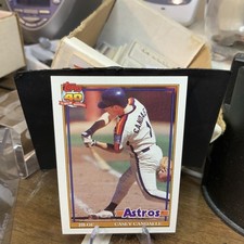 1991 Topps Baseball Card #602 Casey Candaele Houston Astros
