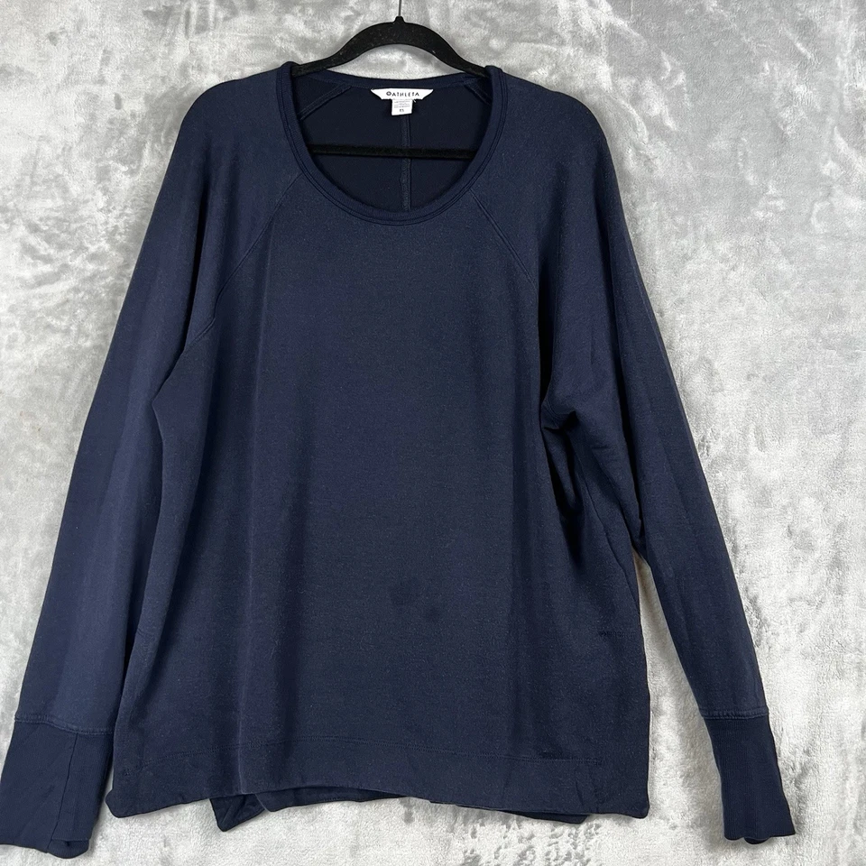 Sudadera Athleta Mujer Posavasos Lujo Recuperar Pullover LX Elastizada Atletismo Foto 2 de 4
