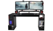Image of Gaming Desk - Black