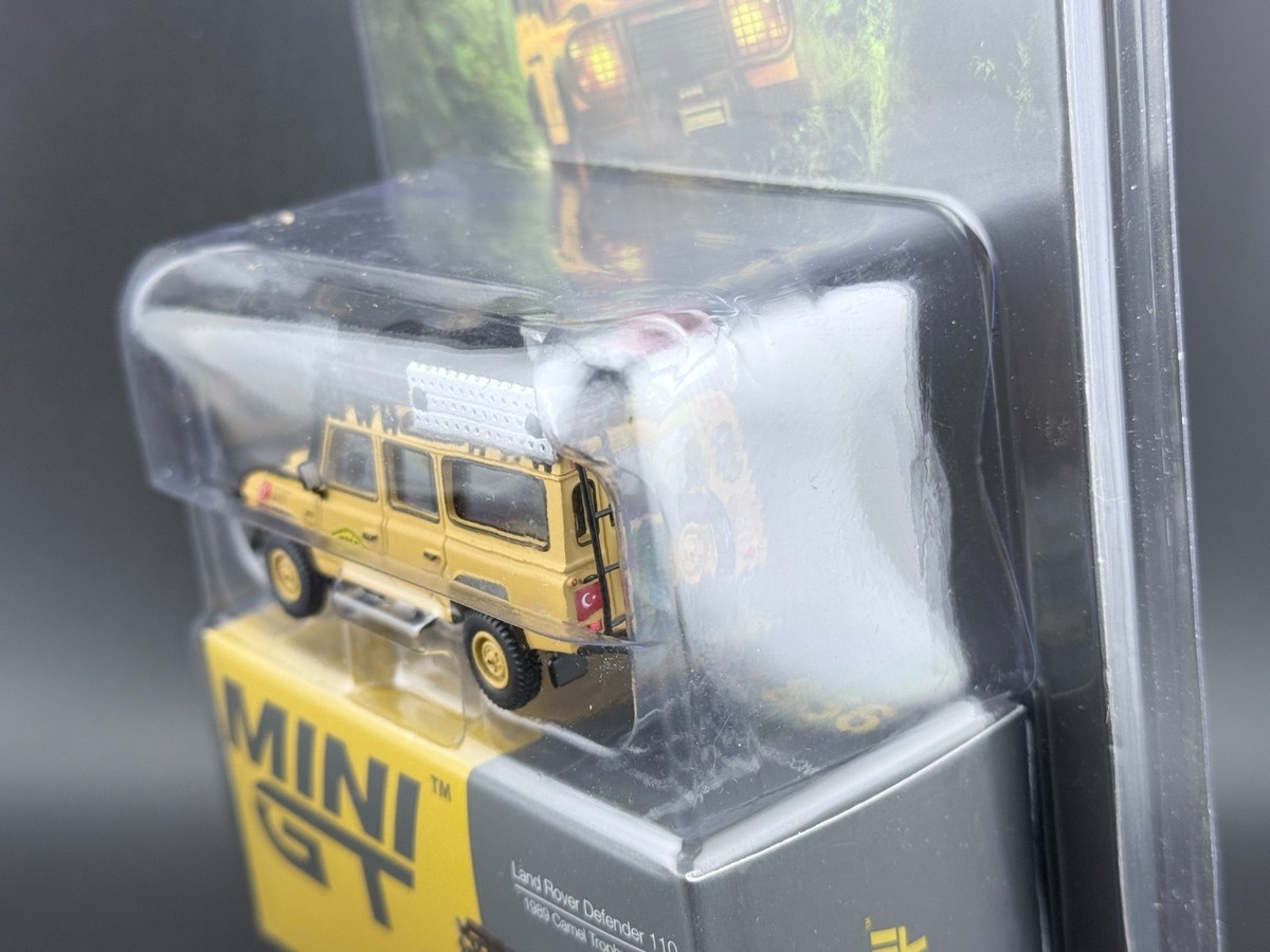 Mini GT Land Rover Defender 110 1989 Camel Trophy #856 1/64 | eBay