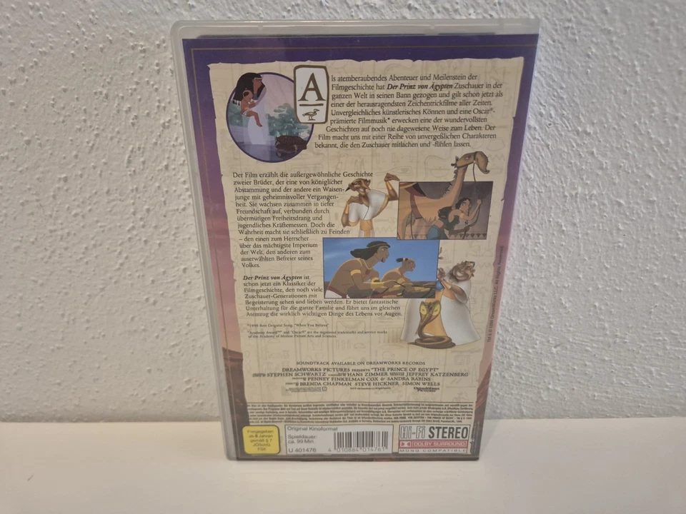 Der Prinz von Ägypten VHS - Bild 2 von 4