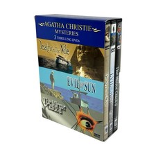 Agatha Christie Mysteries 3-DVD Box Set Death On The Nile Evil Under Sun