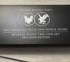2021 American Eagle One Ounce Silver Reverse Proof Two-Coin Set Mint