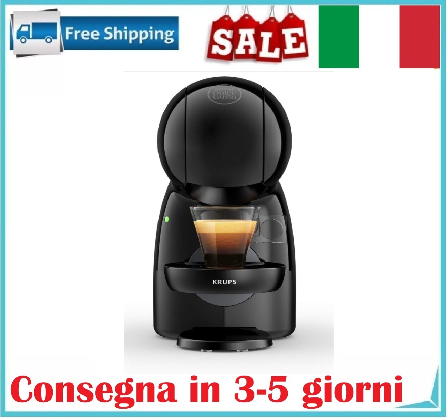 NESCAFÉ DOLCE GUSTO Krups Piccolo XS Macchina per Caffè 