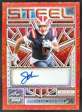 2025 LEAF TRINITY JORDON DAVISON STEEL 1/1 RED SHIMMER AUTO NS5