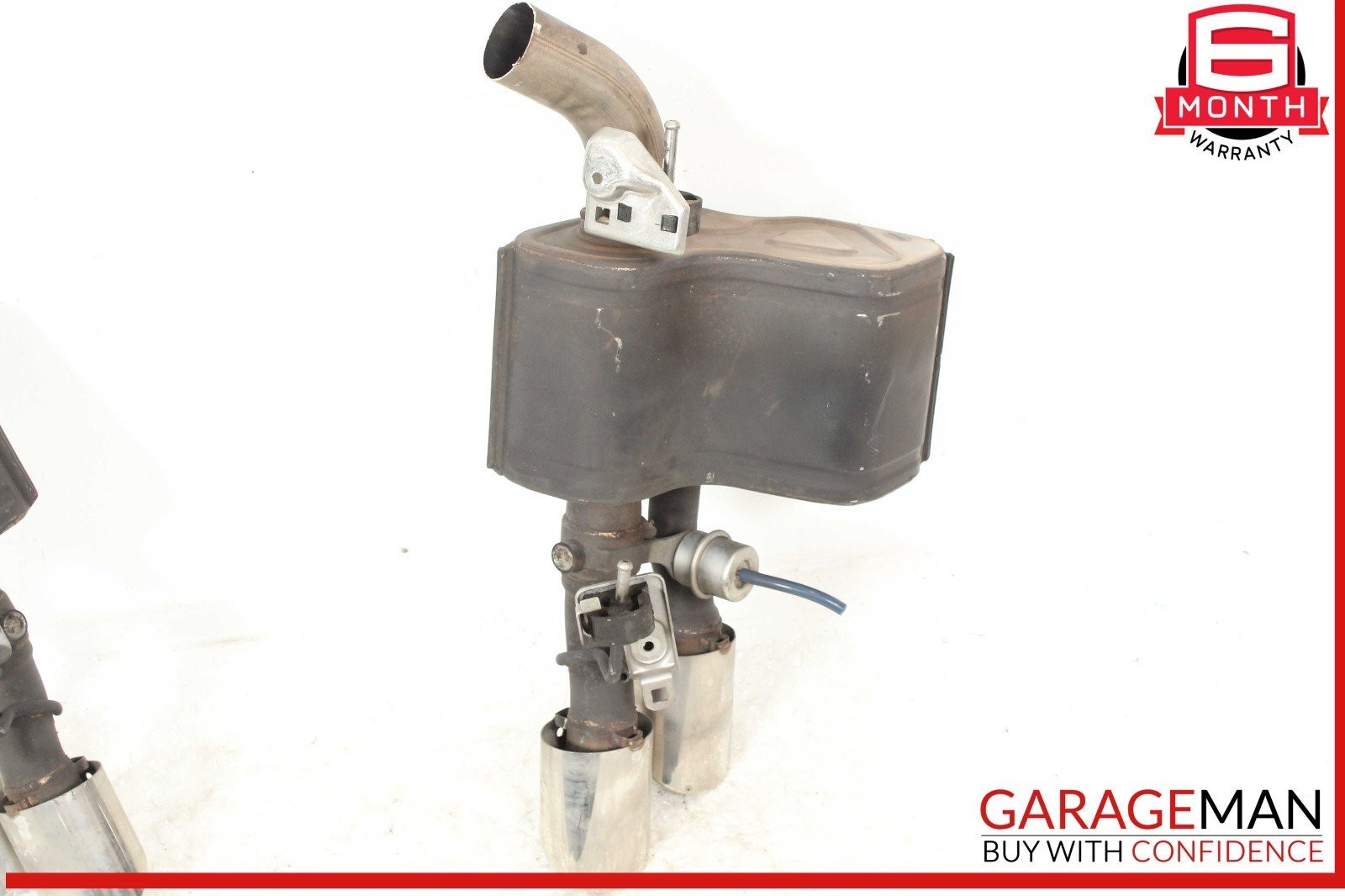 14-17 Maserati Quattroporte SQ4 Rear Right & Left Exhaust Muffler Dual Tip OEM
