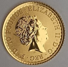 QE2 Gold Britannia 2023 - 1/10 Oz .999 24KT Bullion