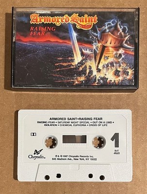Armored Saint - Raising Fear RARE out of print cassette '87