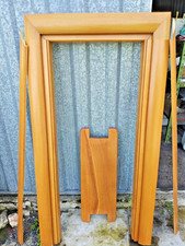 Kit telaio legno bombato completo mostrine PER FINESTRA con davanzale 115x52x12