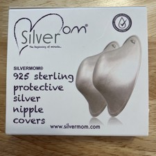 Silvermom 925 Sterling Protective Nipple Cover Breastfeeding Very Good Condition