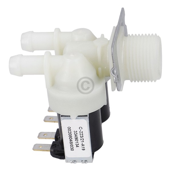 Magnetventil 2-Fach 180° Universal FüR Waschmaschine-image