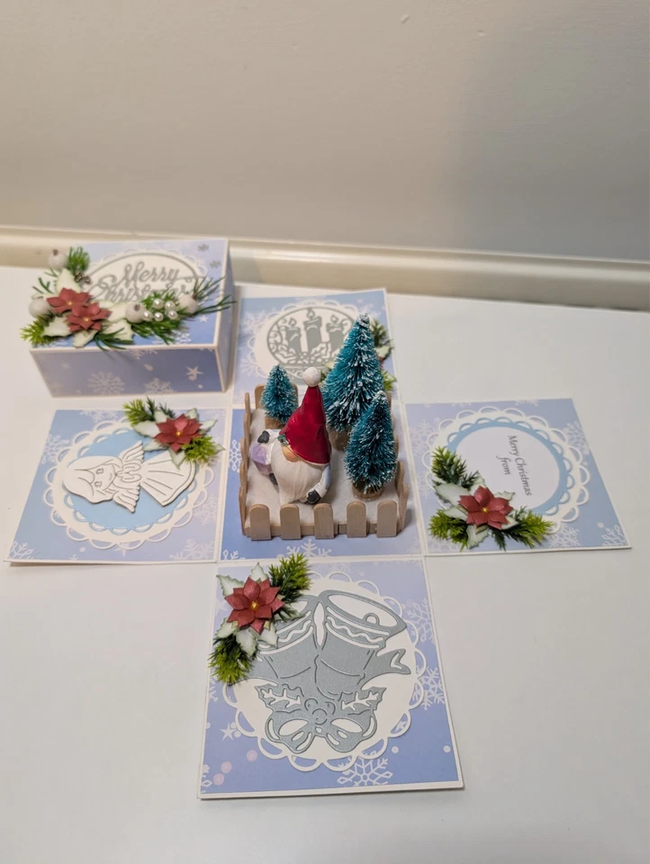 Handmade Card Box Christmas Gnome - Image 3 of 4