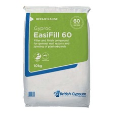 10kg British Gypsum Gyproc Filler and Joint Compound 10kg - 60 Minute Set