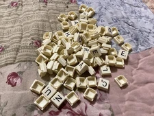SCRABBLE GAME FOLIO TRAVEL EDITION REPLACEMENT TILES,PARKER BROS. $5.00 EACH!!!!