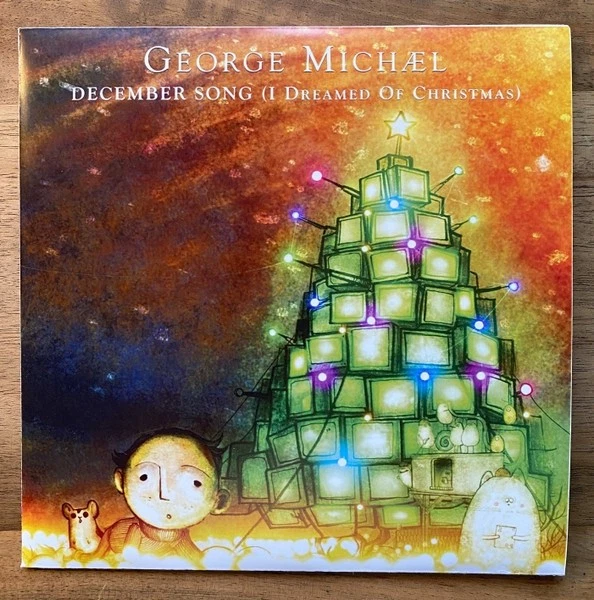 GEORGE MICHAEL "DECEMBER SONG" *** LIMITED EDITION TRANSPARENT 7" SINGLE ***