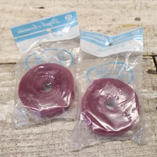 1970s NOS Hunt Wilde Vinyl Handlebar Tape Pair Violet Schwinn Bar Wrap