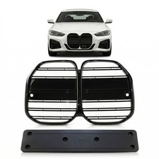 K�hlergrill Schwarz gl�nzend Dual Line passend f�r BMW 4er G22 G23 ab 2021