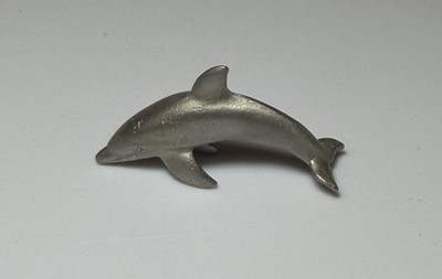Pewter Dolphin Spoontiques Brand Marked on Bottom And Numbered -detailed!