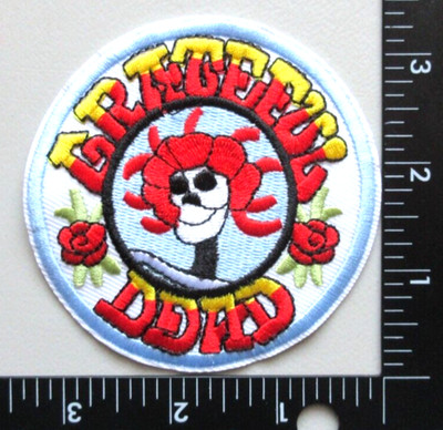  GRATEFUL DEAD BAND BATTLE JACKET VEST MUSIC CONCERT EMBROIDERED IRON ON PATCH