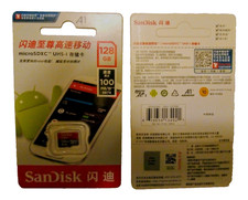 Sandisk128GB 100MB SDXC UHS-I fast shiping from USA CALIFORNIA