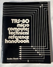 Radio Shack TRS-80 Micro Computer MODEL I Technical Reference Handbook 26-2103