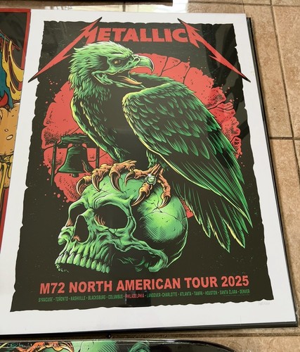 Metallica Philadelphia PopUp Store Poster - Rare - Sold Out