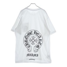 CHROME HEARTS CH T SHRT LTD Miami Limited Back Horseshoe Print T Shirt
