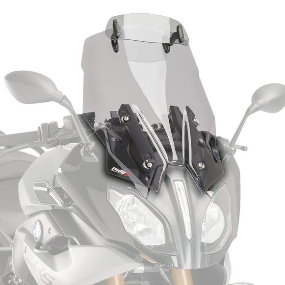 Puig Touring Screen Windshield & Visor Light Smoke BMW R1250 RS 2019 - 2025