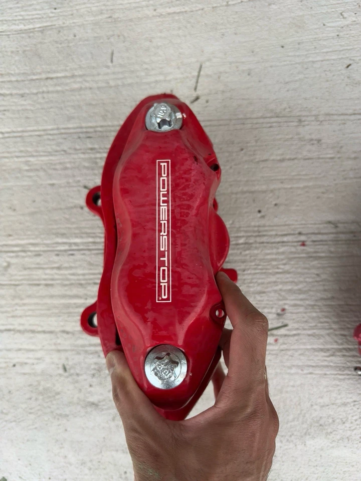 Powerstop S5086 Four Piston Calipers with mounting hardware - Image 3 of 4