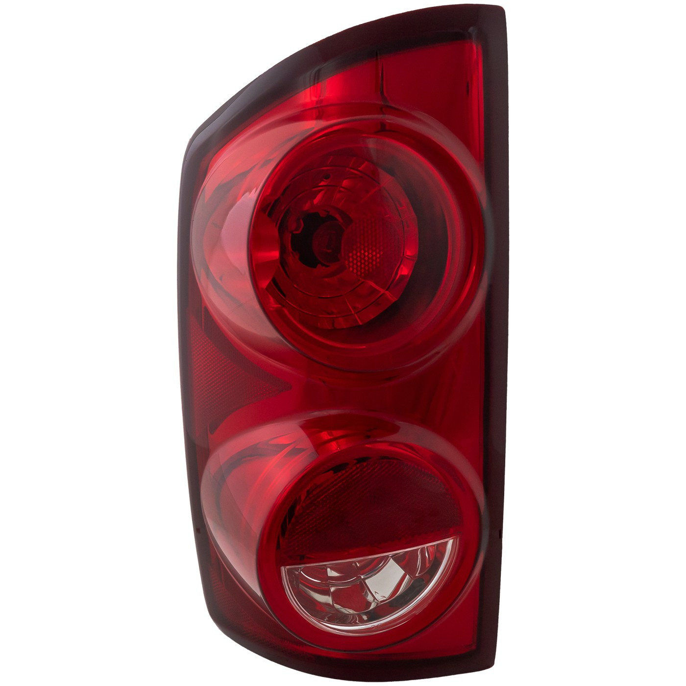 Галогенный задний фонарь для Dodge Ram 1500 2007-2008 годов выпуска, левая прозрачная/красная линза с лампочками CAPA