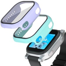 sylacor Compatible with AT T amiGO Jr Watch 1 Screen Protector, Teal Purple