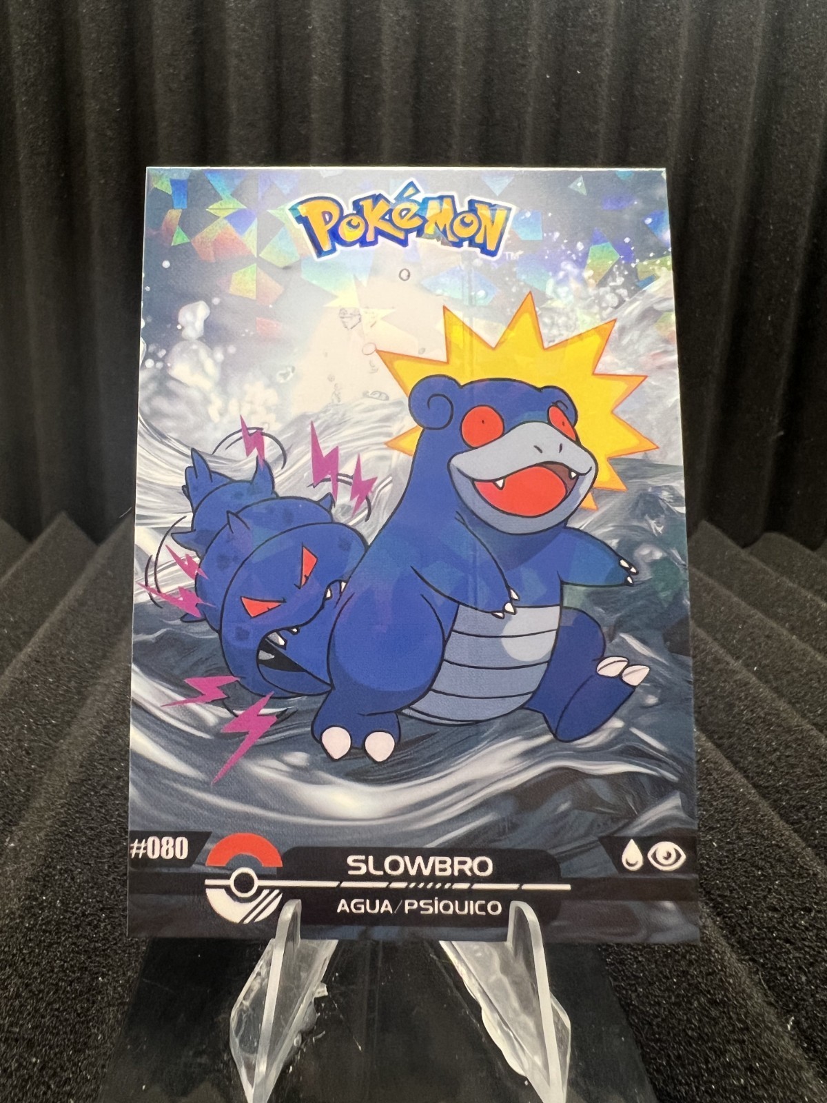 Slowbro #80 - Cracked Ice Holo - Crystal Dark Black 2025 - Pokemon Card