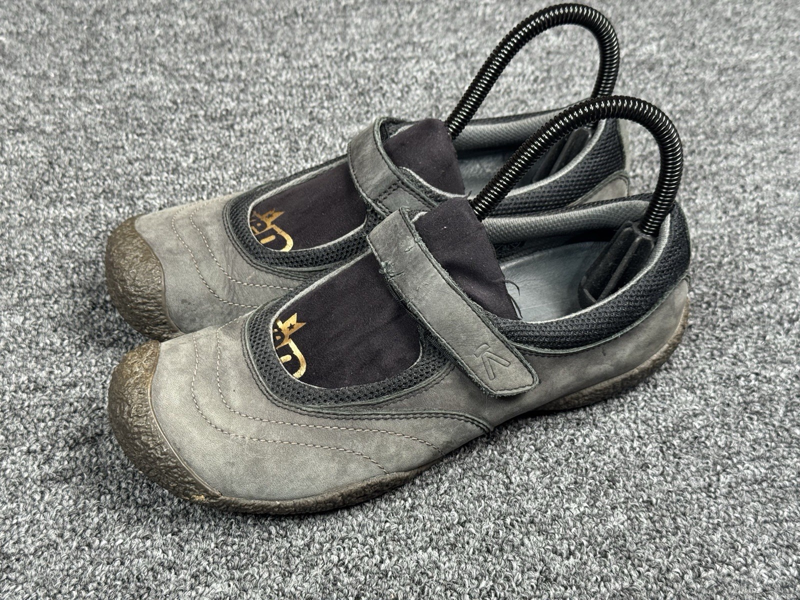 Keen Shoe donna taglia 7 5 scarpa comoda sandalo grigio con cinturino zoccolo