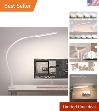 Eye-Caring 10W LED Desk Lamp with Clamp - Perfect for Architects Students